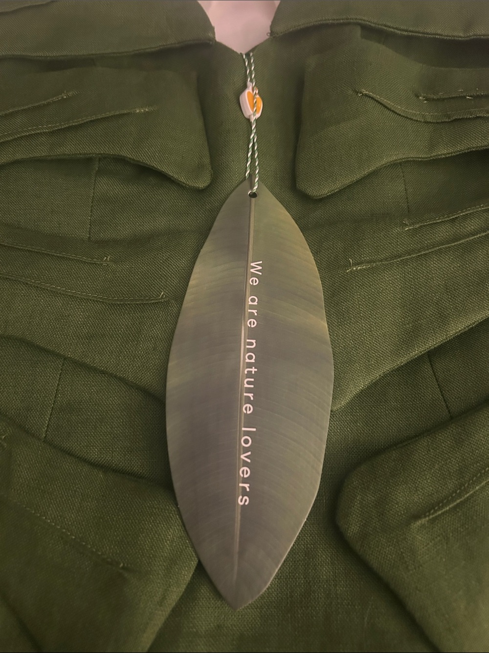 FARM Rio Olive Green Monstera Leaf Maxi Dress